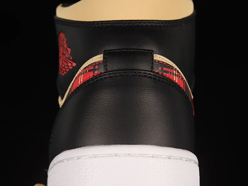 All categories Air Jordan Jordan series basketball shoes Air Jordan 1 Mid Air Jordan 1 Mid "Tartan Swoosh" AJ1 Qiao 1 plaid skirt Zhongbang basketball shoes DZ5329-001